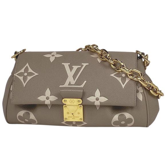 Louis Vuitton Handbags - Louis Vuitton Favorite NM Bag Empreinte Tourterelle Crme Beige